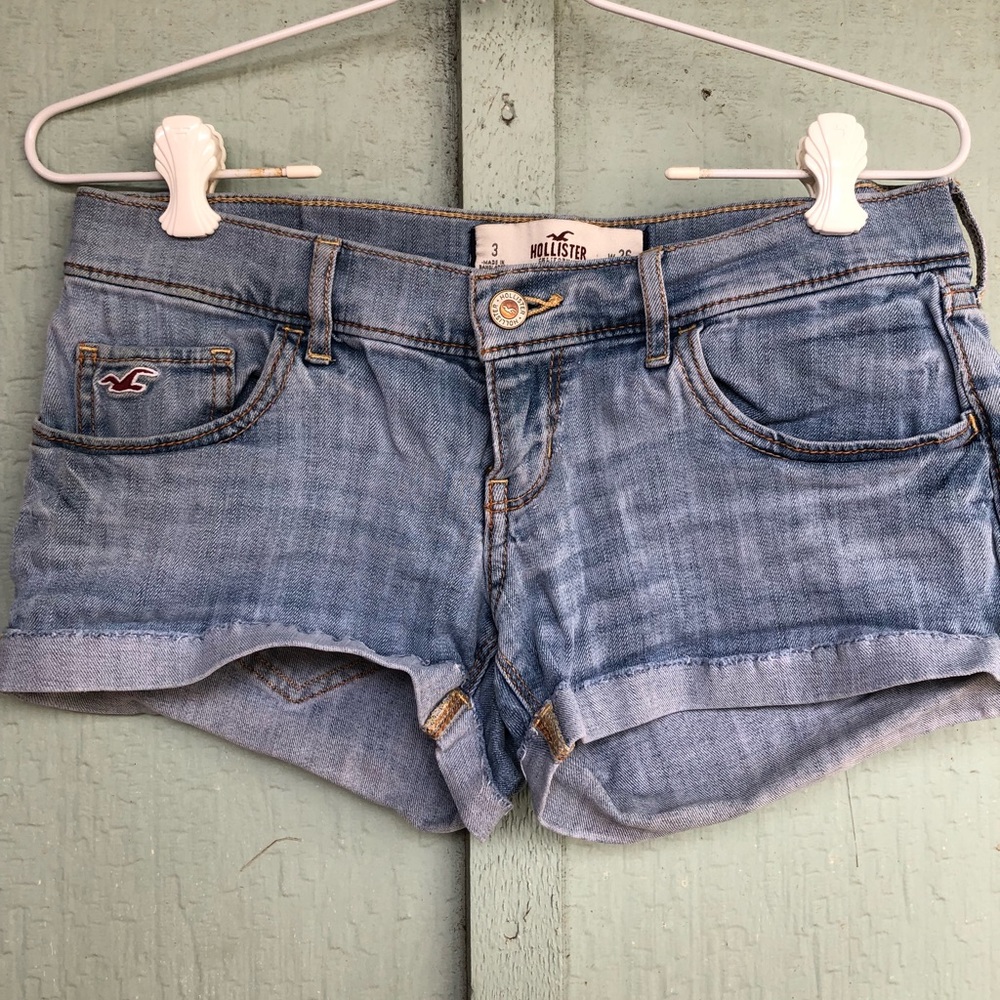 Light blue hollister shorts